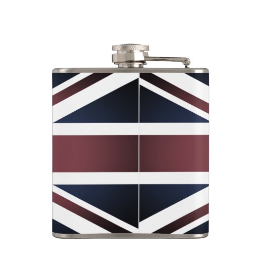 Empire & British Flag,  Britse mode /Brits merk Heupfles (Achterkant)