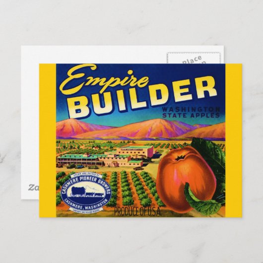 Empire Builder Briefkaart (Voorkant / Achterkant)