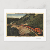 Empire Builder-trein Briefkaart (Voorkant)