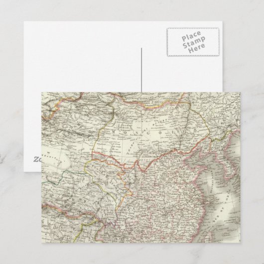 Empire Chinois, Japon - Chinees imperium en Japan Briefkaart (Voorkant / Achterkant)