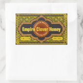 Empire Clover Grote Honing Jar Rechthoekige Sticker (Tas)