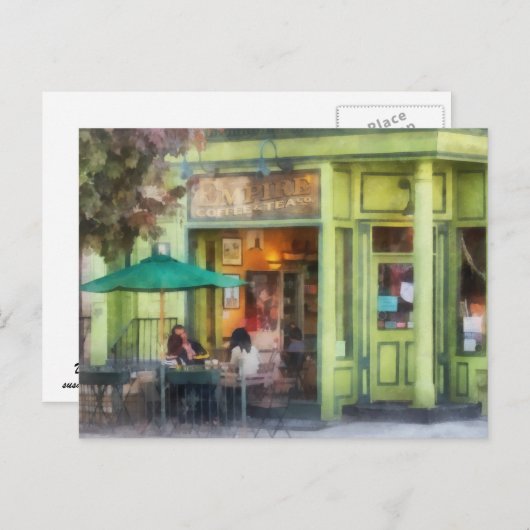 Empire Coffee en Tea Briefkaart (Voorkant / Achterkant)