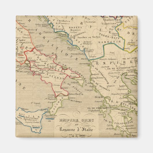 Empire Grec et Royaume d'Italie 774 a 900 Magneet (Voorkant)