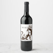 Empire Lion Wine Label Wijn Etiket (Voorkant)