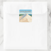 Empire Michigan Vierkante Sticker (Tas)