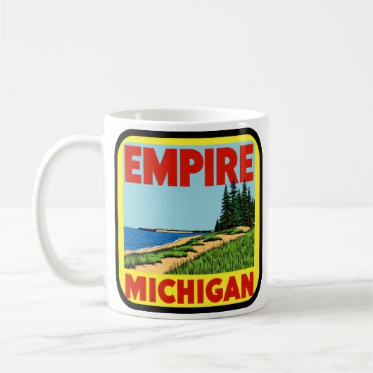 Empire Michigan zandduinen Koffiemok (Links)