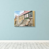 EMPIRE MINE, NEVADA CITY, CALIFORNIË, WATERVERF CANVAS AFDRUK (Insitu (Houten vloer))