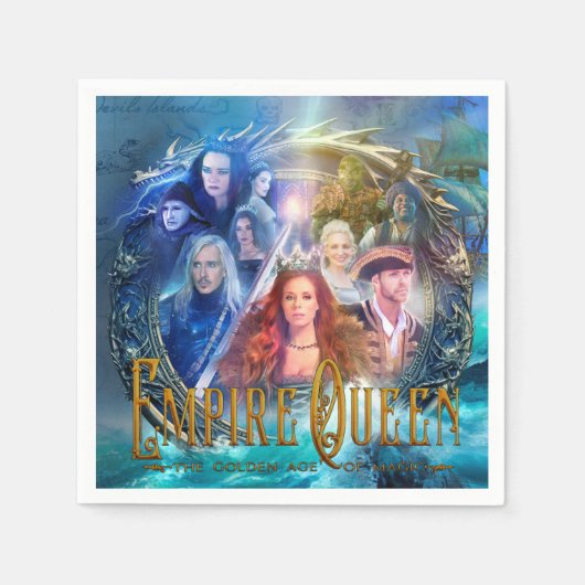 Empire Queen Party Napkins Servet (Voorkant)