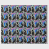 Empire Sate Building uit 42nd St. New York Poster Cadeaupapier (Vlak)