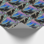 Empire Sate Building uit 42nd St. New York Poster Cadeaupapier (Hoek)