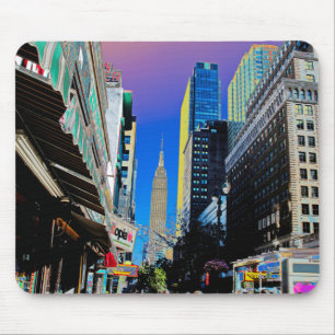 Empire Sate Building uit 42nd St. New York Poster Muismat