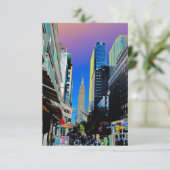 Empire Sate Building uit 42nd St. New York Poster RSVP Kaartje (Staand voorkant)