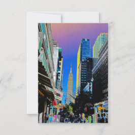 Empire Sate Building uit 42nd St. New York Poster RSVP Kaartje