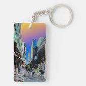 Empire Sate Building uit 42nd St. New York Poster Sleutelhanger (achterkant)