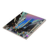 Empire Sate Building uit 42nd St. New York Poster Tegeltje (Zijkant)