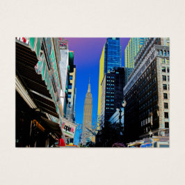 Empire Sate Building uit 42nd St. New York Poster Visitekaartje
