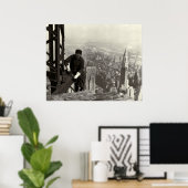 EMPIRE STATE BLDG IRON WORKER 1930 POSTER (Thuiskantoor)