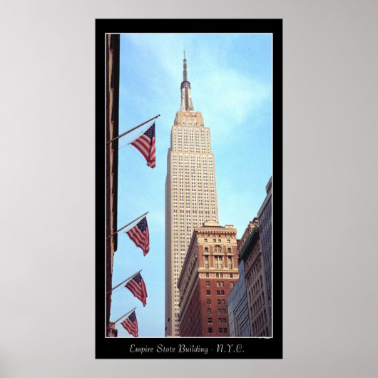 Empire State Bldg. Poster (Voorkant)