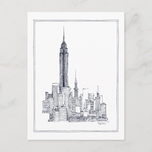 Empire State Briefkaart (Voorkant)