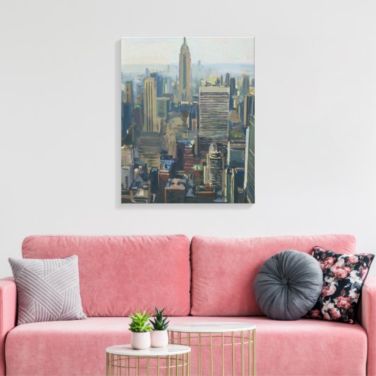 Empire State Building 2012 Canvas Afdruk (Insitu (Woonkamer))