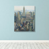 Empire State Building 2012 Canvas Afdruk (Insitu (Houten vloer))