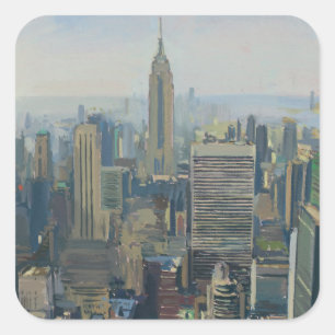 Empire State Building 2012 Vierkante Sticker