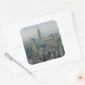 Empire State Building 2012 Vierkante Sticker (Envelop)
