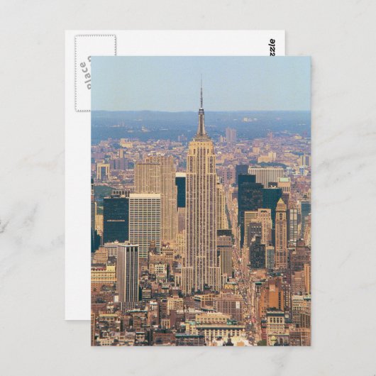 Empire State Building Briefkaart (Voorkant / Achterkant)