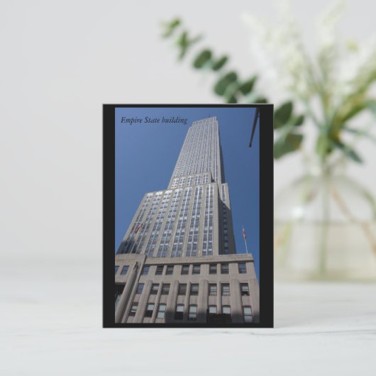 Empire State Building Briefkaart (Staand voorkant)