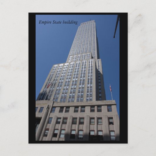 Empire State Building Briefkaart (Voorkant)
