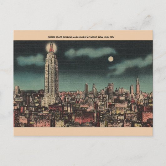  Empire State Building Briefkaart (Voorkant)
