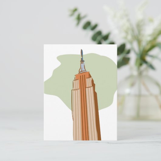 Empire State Building Briefkaart (Staand voorkant)