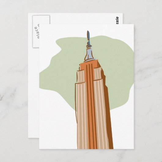 Empire State Building Briefkaart (Voorkant / Achterkant)