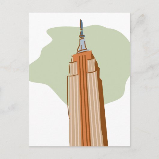 Empire State Building Briefkaart (Voorkant)
