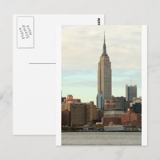 Empire State Building Briefkaart (Voorkant / Achterkant)