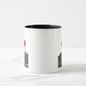 Empire State Building en Red Hot Air Luchtballonne Mok (Midden)