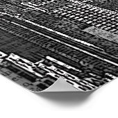 Empire State Building en Red Hot Air Luchtballonne Poster (Hoek)