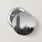 Empire State Building Foto 2 Ronde Button 5,7 Cm (Voorkant /achterkant)