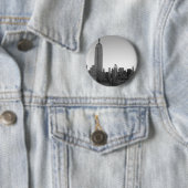 Empire State Building Foto 2 Ronde Button 5,7 Cm (In situ)