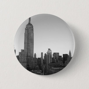 Empire State Building Foto 2 Ronde Button 5,7 Cm