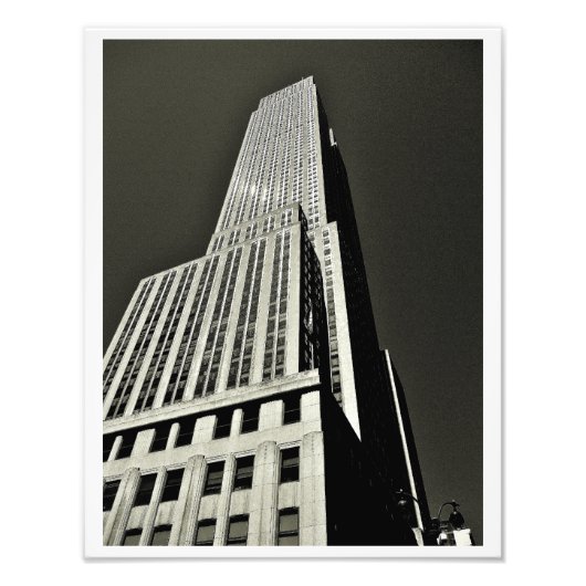 Empire State Building Foto Afdruk (Voorkant)