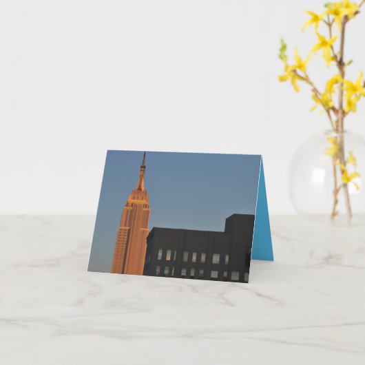 Empire State Building Kaart (Gele Bloem)