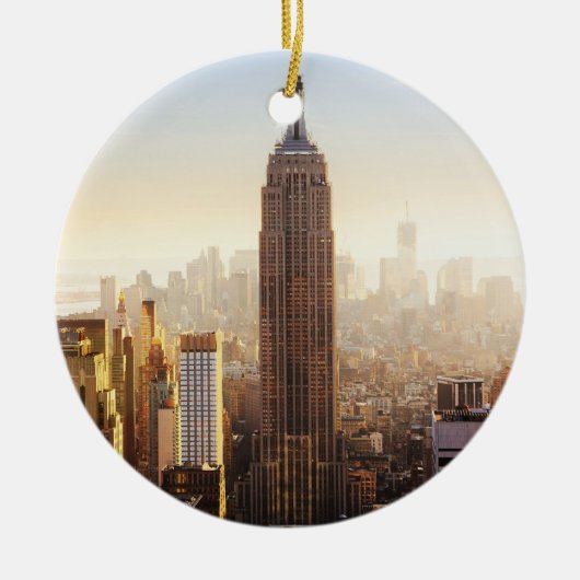 Empire State Building Keramisch Ornament (Voorkant)
