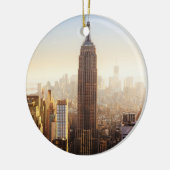Empire State Building Keramisch Ornament (Links)