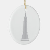 Empire State Building Keramisch Ornament (Rechts)