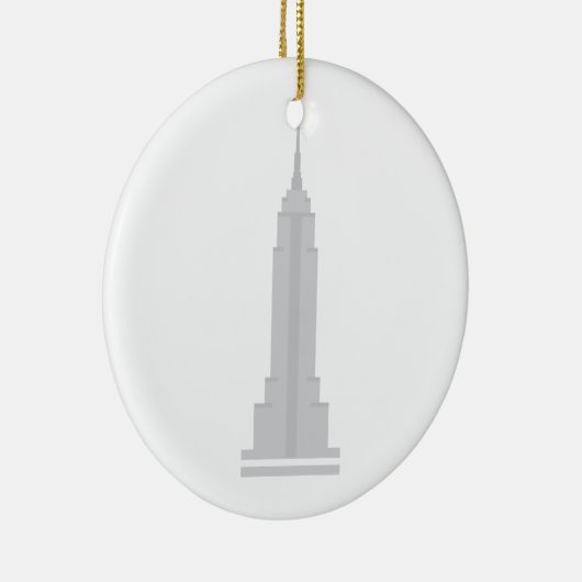 Empire State Building Keramisch Ornament (Rechts)