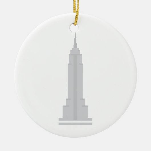 Empire State Building Keramisch Ornament (Voorkant)