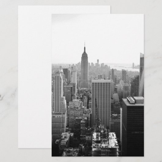 Empire State Building Manhattan Briefpapier (Voorkant / Achterkant)