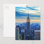 Empire State Building, Manhattan, New York City Briefkaart (Voorkant / Achterkant)