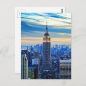 Empire State Building, Manhattan, New York City Briefkaart (Voorkant / Achterkant)